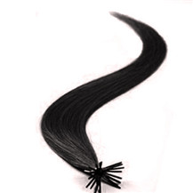 28 inches Off Black (#1b) 100S Stick Tip Human Hair Extensions
