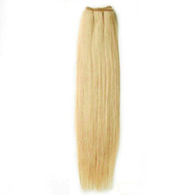 10 inches Ash Blonde (#24) Straight Indian Remy Hair Wefts