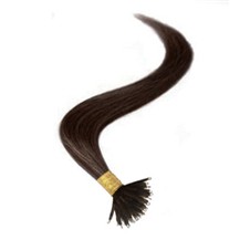 16" Dark Brown(#2) Nano Ring Hair Extensions