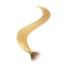 20" Ash Blonde(#24) Nano Ring Hair Extensions