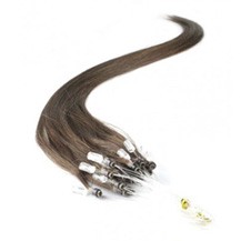 16" Dark Brown (#2) 100S Micro Loop Remy Human Hair Extensions