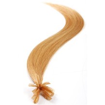 18" Strawberry Blonde (#27) 50S Nail Tip Human Human Hair Extensions