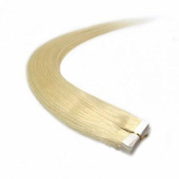 16" Bleach Blonde (#613) 20pcs Tape In Remy Human Hair Extensions