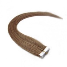 22" Light Brown (#10) 20pcs Tape In Remy Human Hair Extensions