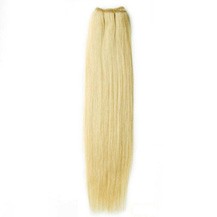 16" Bleach Blonde (#613) Straight Indian Remy Hair Wefts