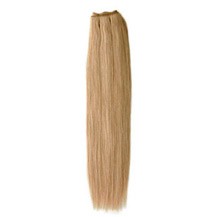 16" Golden Brown (#12) Straight Indian Remy Hair Wefts