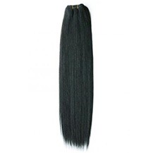 16" Off Black (#1b) Straight Indian Remy Hair Wefts