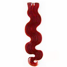 16" Red Body Wave Indian Remy Hair Wefts