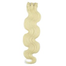 16" White Blonde (#60) Body Wave Indian Remy Hair Wefts
