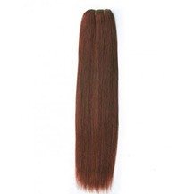 18" Vibrant Auburn (#33) Straight Indian Remy Hair Wefts