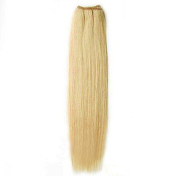 20" Ash Blonde (#24) Straight Indian Remy Weave Hair