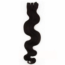 22" Jet Black (#1) Body Wave Indian Remy Hair Wefts