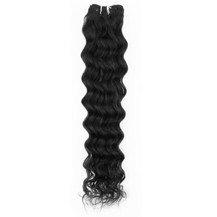 14" Off Black (#1b) Deep Wave Indian Remy Hair Wefts