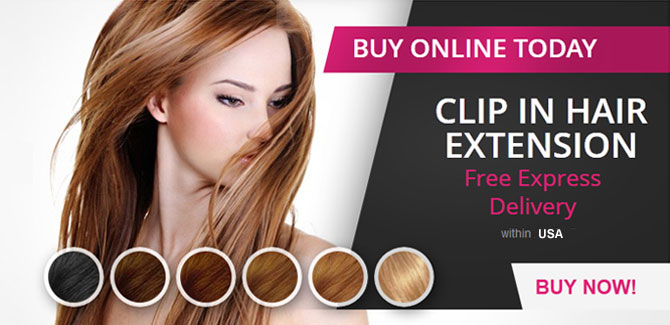 remy human clip in Hair Extensions
